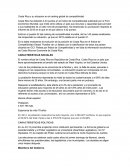 Costa Rica y su situacion en el ranking global de competitividad