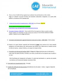 REQUISITOS DE VISA CANADA COMO TURISTA CON PERMISO DE ESTUDIO.. Página 2