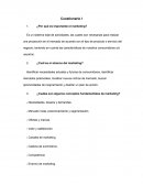 Cuestionario I ¿Por qué es importante el marketing?