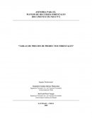 TABLAS DE PRECIOS DE PRODUCTOS FORESTALES