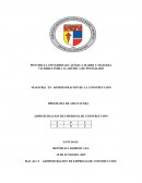 Administracion de empresas de construccion