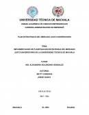 IMPLEMENTACION DE PLANIFICACION ESTRATEGICA DEL MERCADO JUSTO UNIVERSITARIO EN LA UNIVERSIDAD TECNICA DE MACHALA