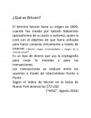 ¿Qué es Bitcoin?