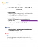 LA SOCIEDADES COMERCIALES APERTURA Y DISTRIBUCIÓN DE RESULTADOS.