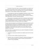 Trabajo sobre Desigualdad Social.