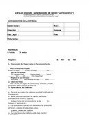 LISTA DE CHEQUEO : GENERADORES DE VAPOR Y AUTOCLAVES (*)