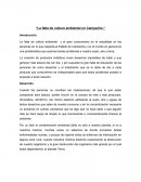 Cultura Ambiental en Campeche.