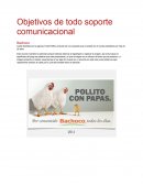 Objetivos de todo soporte comunicacional.
