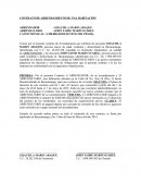 CONTRATO DE ARRENDAMIENTO DE UNA HABITACIÓN