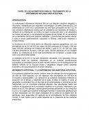 PAPEL DE LOS ANTIBIÓTICOS PARA EL TRATAMIENTO DE LA ENFERMEDAD INFLAMATORIA INTESTINAL
