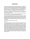 Entrevista.El nombre de la Maestra entrevistada es Natali Zamora Ibarra quien trabaja en el Jardín de niños