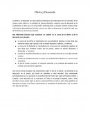 Oferta y demanda dos índices económicos que interactúan en un mercado.