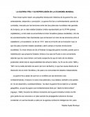 La Guerra fría y su repercussion en la economía mundial