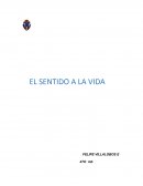 El sentido a la vida FELIPE VILLALOBOS