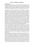 ENSAYO “EL SEÑOR DE LAS MOSCAS”