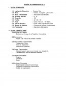 ORGANIZACIÓN DE LOS APRENDIZAJES ESPERADOS