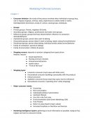 Marketing 4 Ultimate Summary.