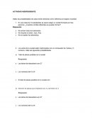 Hallar las probabilidades de cada evento teniendo como referencia el espacio muestral.