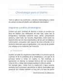 Climatologia para el diseño
