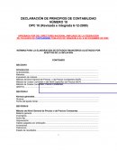 NORMAS PARA LA ELABORACION DE ESTADOS FINANCIEROS AJUSTADOS POR EFECTOS DE LA INFLACION