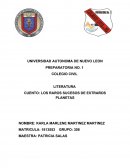 CUENTO: LOS RAROS SUCESOS DE EXTRAÑOS PLANETAS