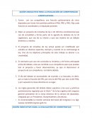 GUIÓN INDICATIVO PARA LA EVALUACIÓN DE COMPETENCIAS.