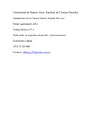 Usinas de pensamiento en Argentina.