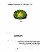 PARA OPTAR EL TÍTULO DE LICENCIADO EN ADMINISTRACIÓN