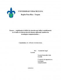 Ensayo de entrevista aplicada.. Página 1