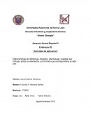 Elabora fichas de referencia, resumen, cita textual y analisis que incluyan todos los elementos y el formato que correspondana a cada uno.