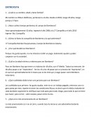 ¿Cuál es su nombre, edad y tiene familia?