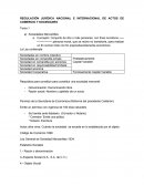 REGULACIÓN JURÍDICA NACIONAL E INTERNACIONAL DE ACTOS DE COMERCIO.