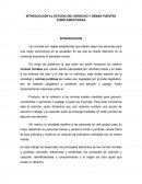 INTRODUCCIÓN AL ESTUDIO DEL DERECHO Y DEMÁS FUENTES COMPLEMENTARIAS