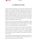EL ABORTO EN EL PERÚ.