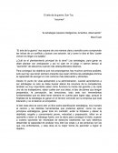 La estrategia requiere inteligencia, la táctica, observación