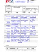 RUBRICA EVALUACION DE LA SESION DE APRENDIZAJE..