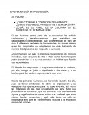 EPISTEMOLOGÍA EN PSICOLOGÍA