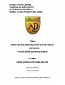 Aspectos que debo mejorar con mi familia