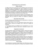 Caracteristicas del acto administrativo.