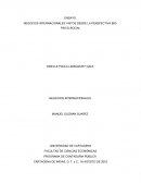 NEGOCIOS INTERNACIONALES VISTOS DESDE LA PERSPECTIVA BIO-PSICO-SOCIAL