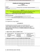 PRUEBA DE CIENCIAS NATURALES "LOS HABITATS".