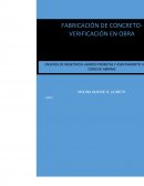 Fabricacion de concreto.