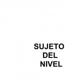 Sujeto del nivel inicial.