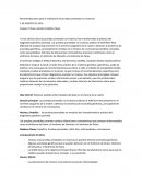 Recomendaciones para la realización de pruebas prenatales no invasivas