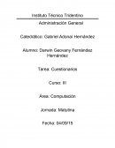 Cuestionarios - Administración General