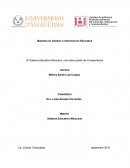 El Sistema Educativo Mexicano, una vista a partir de mi experiencia