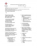 Comprensión lectora y de producción de escritos.