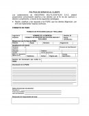 POLÍTICA DE SERVICIO AL CLIENTE Los colaboradores de ASESORIAS MULTILOGISTICAS S.A.S, deberá proporcionar comunicación asertiva a los clientes con el fin de dar oportuno y efectivo cumplimiento, a través de las siguientes estrategias