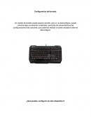 Configuración del teclado.