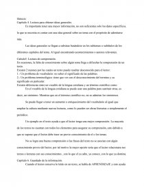 Capítulo 4. Lectura para obtener ideas generales.. Página 1